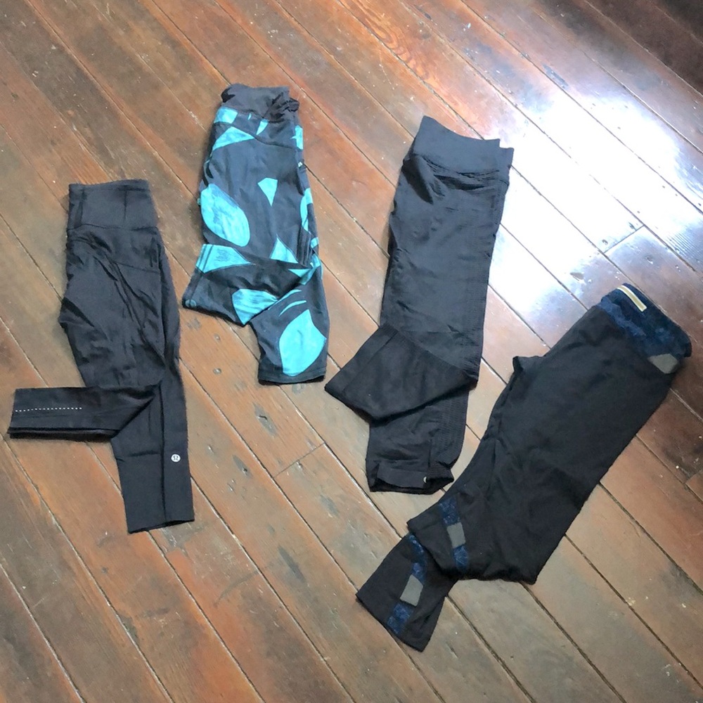 Brooks and Lululemon Leggings.
